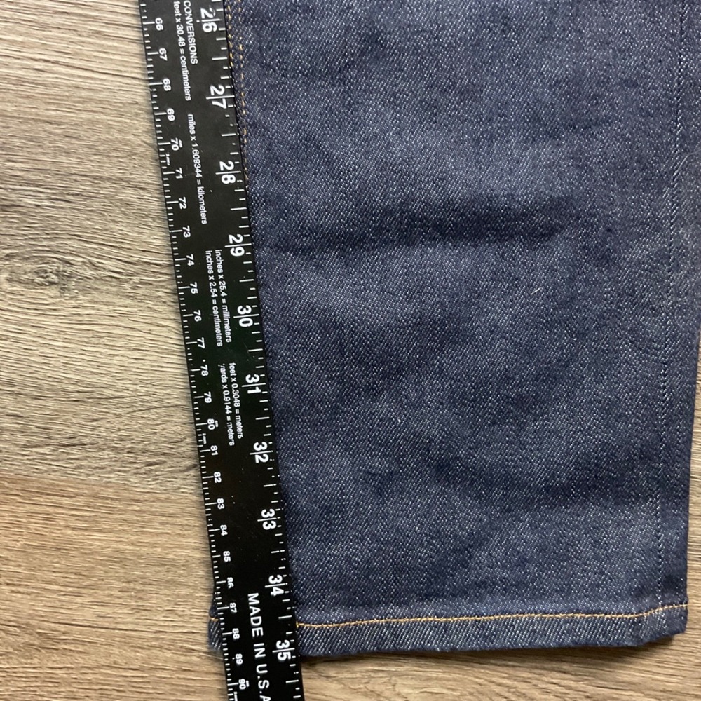 NWT Peter Millar Collection Japan Selvedge Jeans Mens 32x35 Dark Wash Classic - Picture 11 of 12